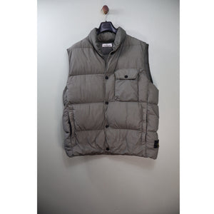 Stone Island Green Naslan Light Watro Down Gilet
