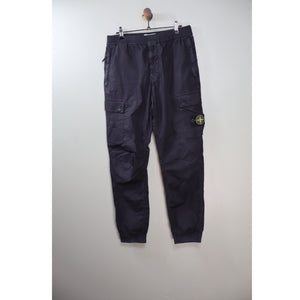 Stone Island Black RE-T Cargo Bottoms