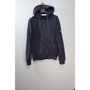 Stone Island Black Zipped Hoodie