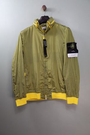 Stone Island Yellow Nylon Metal Watro Jacket