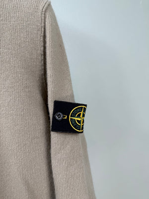 Stone Island Green Knit Jumper