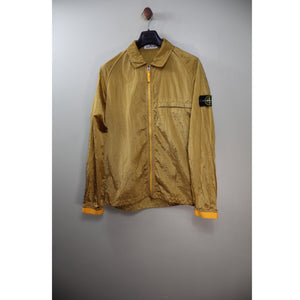 Stone Island Gold Nylon Metal Overshirt