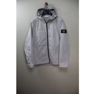 Stone Island Grey Supima Cotton Twill Jacket