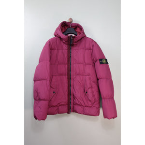 Stone Island Purple Crinkle Reps Down Jacket