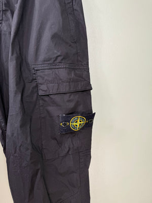 Stone Island Black RE-T Cargo Bottoms