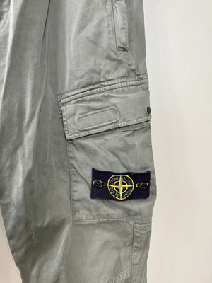 Stone Island Khaki RE-T Cargo Bottoms