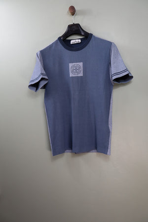 Stone Island Blue Two Tone T-Shirt