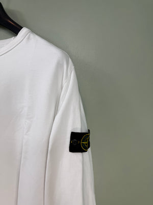 Stone Island White Jumper