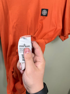 Stone Island Orange T-Shirt