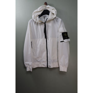Stone Island White Naslan Light Watro Jacket