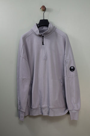 C.P. Company Grey 1/4 Zip Jumper