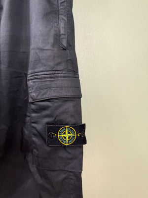Stone Island Black RE-T Cargo Bottoms