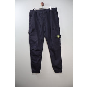 Stone Island Black RE-T Cargo Bottoms