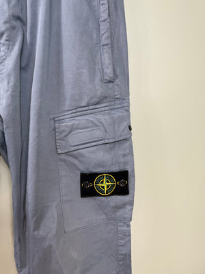 Stone Island Avio Blue Cargo Bottoms