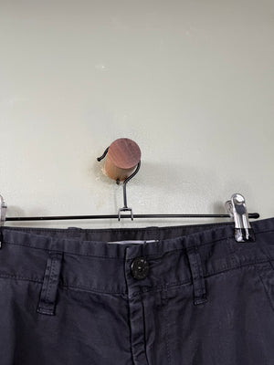 Stone Island Black SL Cargo Shorts