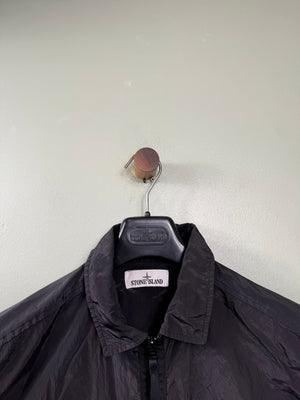Stone Island Black Nylon Metal Overshirt