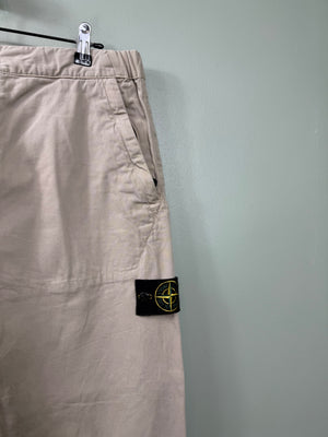 Stone Island Beige RE-T Cargo Bottoms