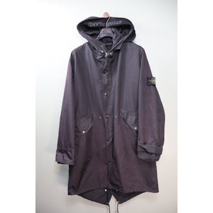 Stone Island Black David TC Fishtail Parka Jacket