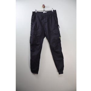 Stone Island Black RE-T Cargo Bottoms
