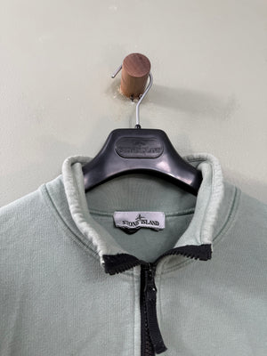 Stone Island Green 1/4 Zip Jumper