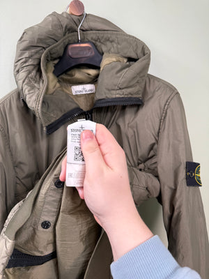 Stone Island Khaki Crinkle Reps Jacket