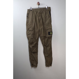 Stone Island Khaki RE-T Cargo Bottoms