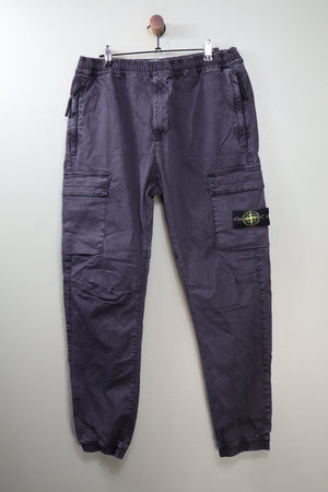 Stone Island Charcoal Grey RE-T Cargo Bottoms