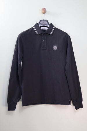 Stone Island Black Polo Shirt