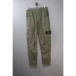Stone Island Khaki RE-T Cargo Bottoms