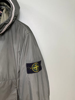 Stone Island Green Crinkle Reps Primaloft Jacket