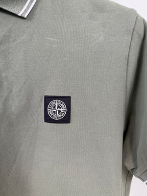 Stone Island Green Slim Fit Polo