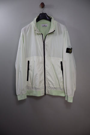 Stone Island Pastel Green Crinkle Reps Jacket
