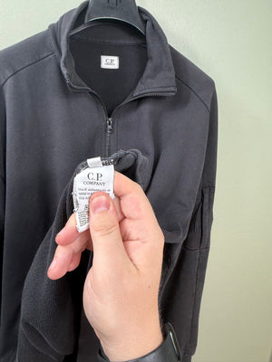 C.P. Company Black 1/4 Zip Jumper