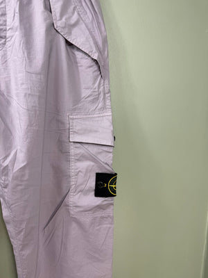 Stone Island Purple RE-T Cargo Bottoms