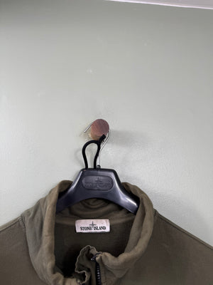 Stone Island Khaki 1/4 Zip Jumper