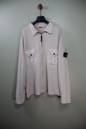 Stone Island Beige Needle Cord Overshirt