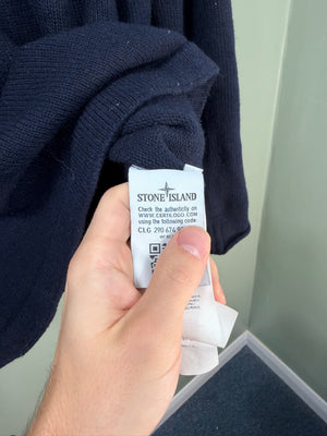 Stone Island Navy Knit Jumper