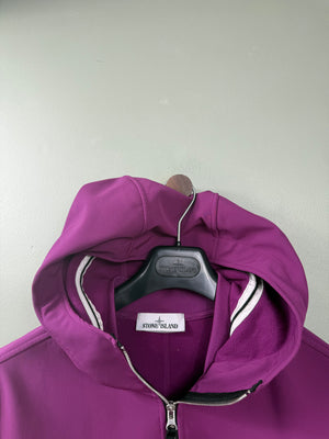 Stone Island Purple Soft Shell Jacket