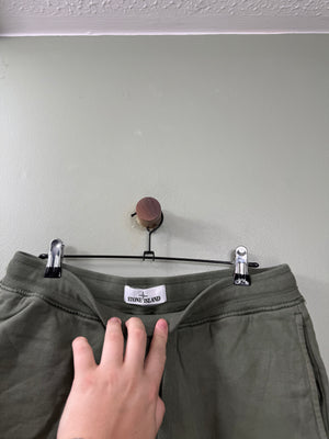 Stone Island Green Shorts