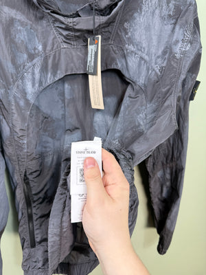 Stone Island Grey Nylon Metal Camo Smock