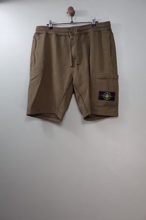Stone Island Khaki Shorts