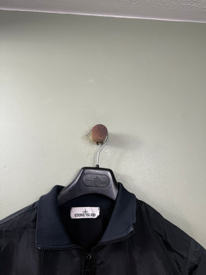 Stone Island Black Nylon Metal Smock