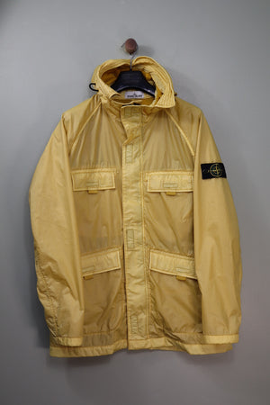 Stone Island Yellow Lamy Flock Parka Jacket