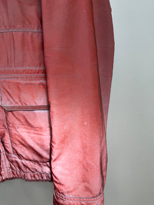 Stone Island Orange Liquid Reflective Jacket
