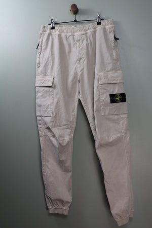 Stone Island Beige RE-T Cargo Bottoms