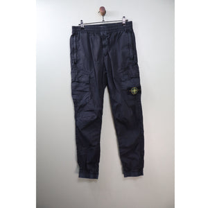 Stone Island Black RE-T Cargo Bottoms