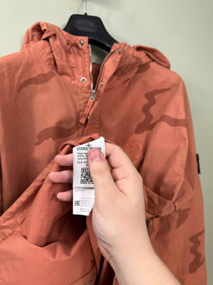 Stone Island x Supreme Orange Brushed Cotton Camo OVD Jacket