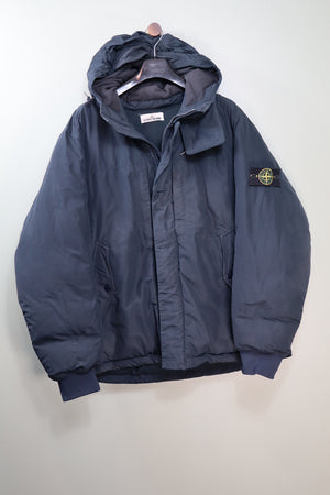 Stone Island Navy Micro Reps Down Jacket