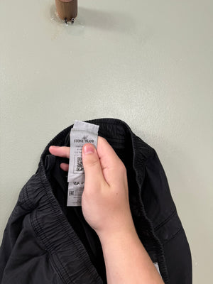 Stone Island Black RE-T Cargo Bottoms