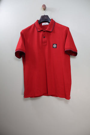 Stone Island Red Slim Fit Polo